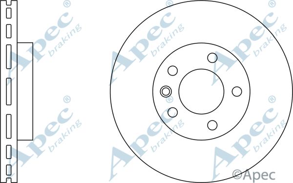 APEC BRAKING Тормозной диск DSK2243